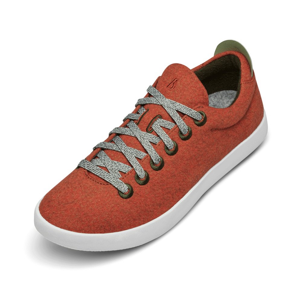 Allbirds Men's Sneakers Red - Wool Pipers - 94316DQML